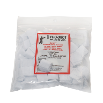 Pro shot przecierki 17-22 cal Rimfire 3/4 1000 szt