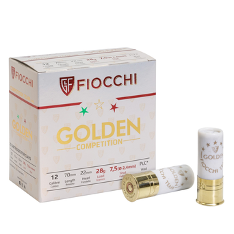 Fiocchi COMPETITION TL GOLDEN HOT RANGES 12/70 28g 7,5 (TRAP/PARCOUR)