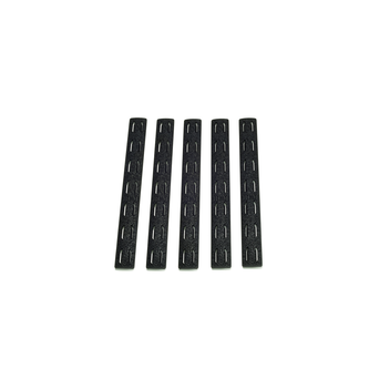 Panele ochronne do łoża w systemie KeyMod pięciopak BCM Rail Panel Kit 5.5 inch Five Pack Czarny