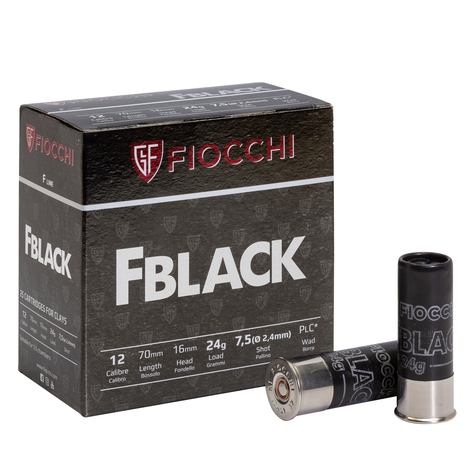 Fiocchi F LINE F BLACK 12/70 24g 7,5 (TRAP)