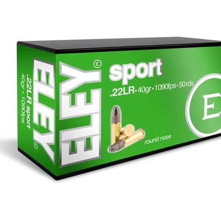 ELEY Sport 04100 .22LR 40gr 1090fps