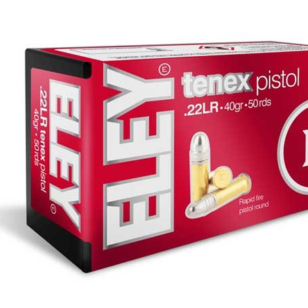 ELEY Tenex Pistol 00120 .22LR 40gr