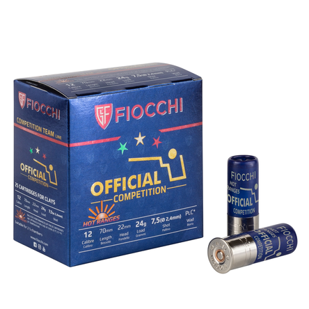 Fiocchi COMPETITION TL OFFICIAL HOT RANGES 12/70 24g 7,5 (TRAP)
