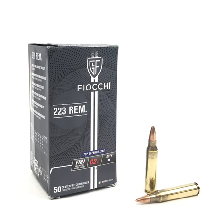 Fiocchi amunicja .223 REMINGTON DUTY FMJ 62 gr