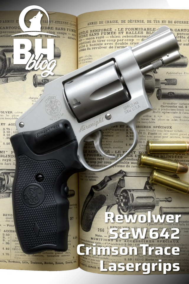 Rewolwer Smith&Wesson 642 Crimson Trace Lasergrips