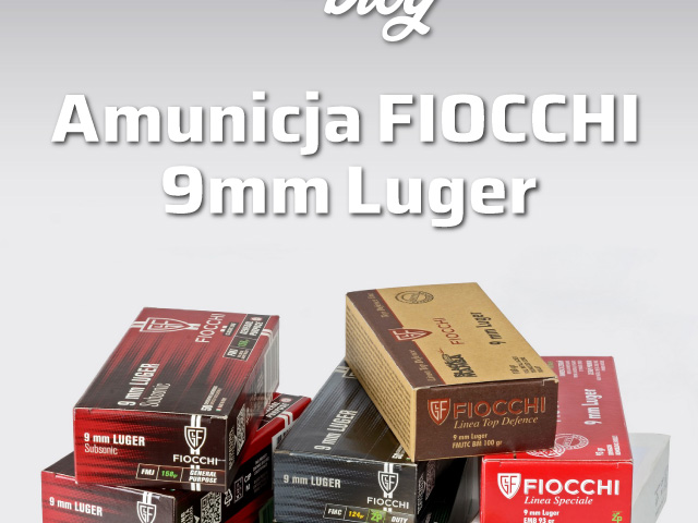 Przegląd amunicji FIOCCHI 9mm Luger